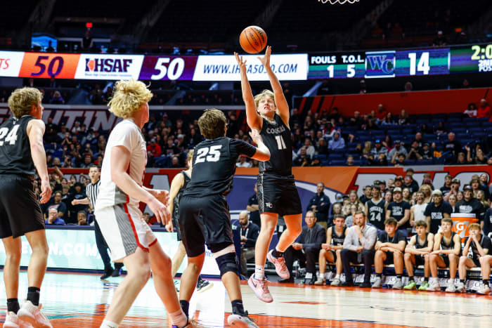 West Central Aurora Christian Illinois boys basketball March 7 2024 Nate Latsch 26461